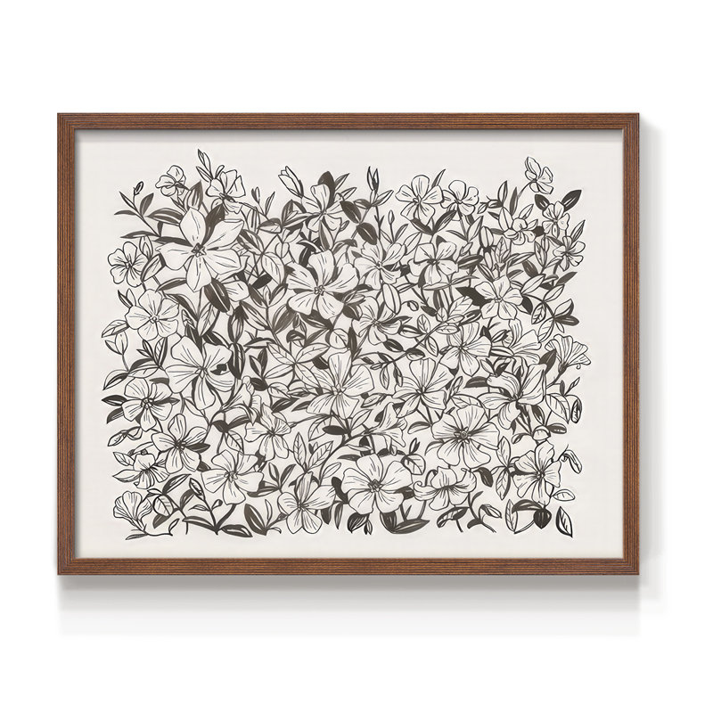 Periwinkle Daze III -Framed Print - Restickable