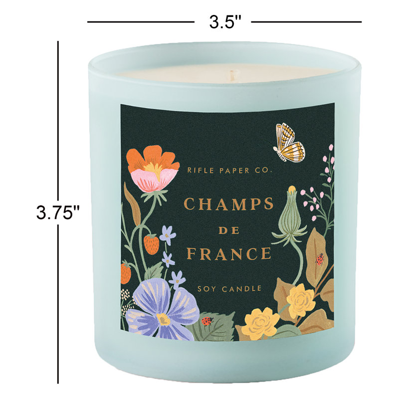 Champs De France 9 Oz Glass Candle
