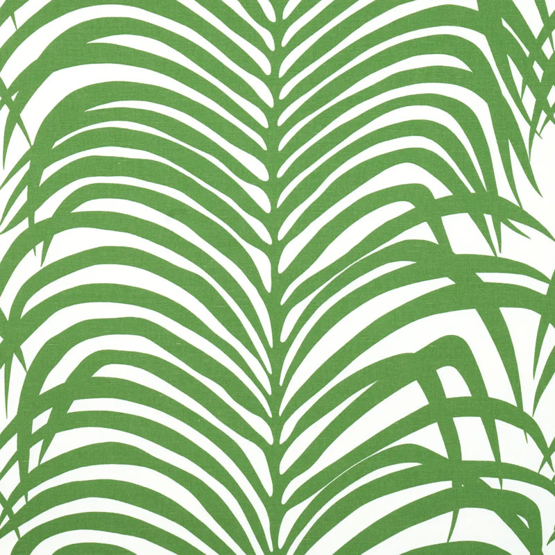 Zebra Palm Fabric, Jungle