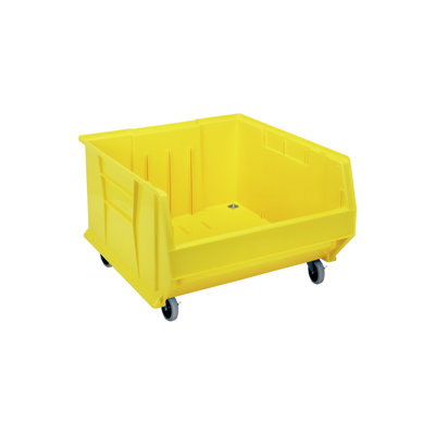 A1D8916DE4264731BCCE3CAAD43F480F HULK Mobile Heavy Duty Part Organizer Yellow Bins 30" L x 17" W x 14" H