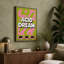 Acid Dream Poster Retro - Wrapped Canvas-590801882-590801878