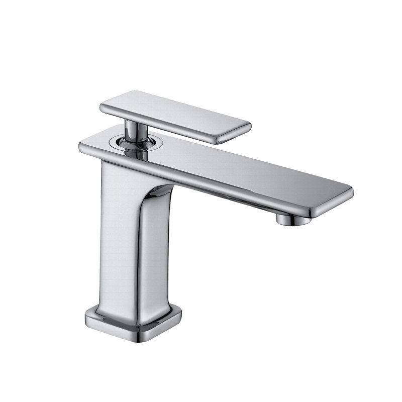 Single Handle Single Hole Bathroom Faucet, Chrome