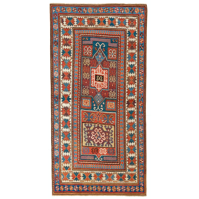 Tapis Kazak antique, vers 1875