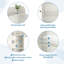 Freestanding Over The Toilet Storage,6-Tier Bathroom Storage Cabinet With Adjustable Shelves,Barn Doors-1445988610