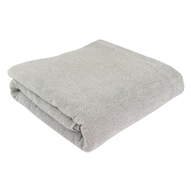 100% Cotton Midweight Bath Towel, Gray
