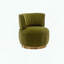 Fauteuil demi-tonneau pivotant 360 ° - Velours-912710627