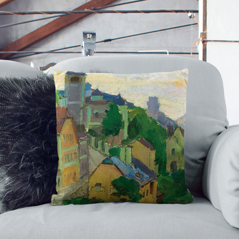 Waidhofen an Der Ybbs Scatter Cushion, 55cm H x 55cm W x 20cm D, Stone