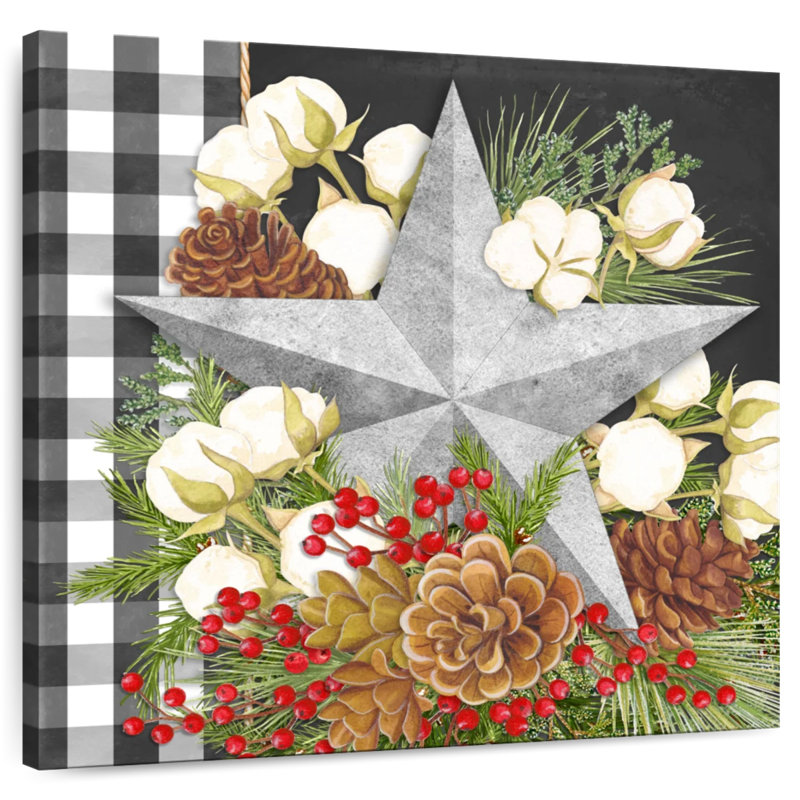 Lelend Gingham Balls II, 10" H x 10" W