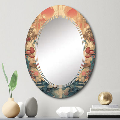 Organza - Miroir mural moderne ovale