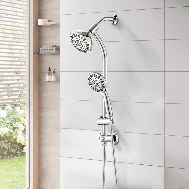 Dual Shower Head 1.8 GPM GPM, Chrome