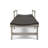 Hampton Wood + Wicker Chaise Lounge-125052892