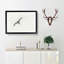Flying Seagull in Abstract - Framed Print-55728006-55728010