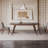 Contemporary Dining Set with Ash Wood and Stone-107498429