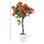 90 cm H Faux Plant in Cement Freestanding  Planter-795282793