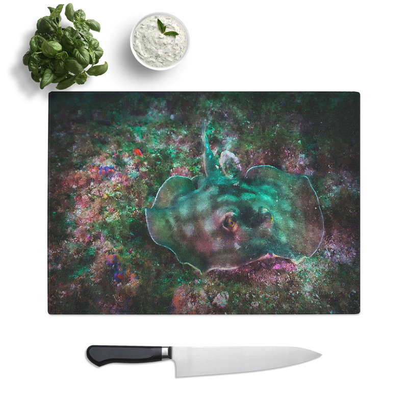 Sting Ray Chopping Board, 28.5cm W x 39cm L
