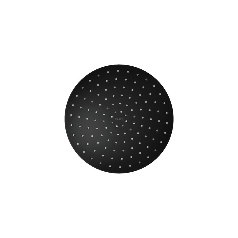 Flood Fixed Shower Head, Matte Black