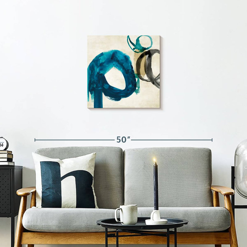 Avery Blue Ring I, 20" H x 20" W