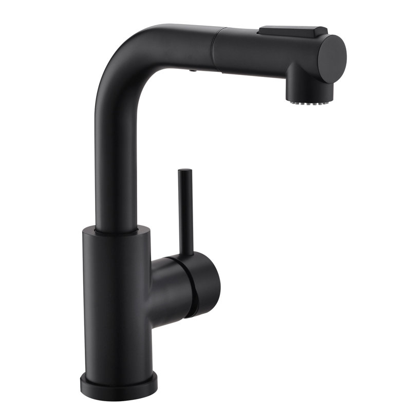 Pull Down Kitchen Faucet, Matte Black