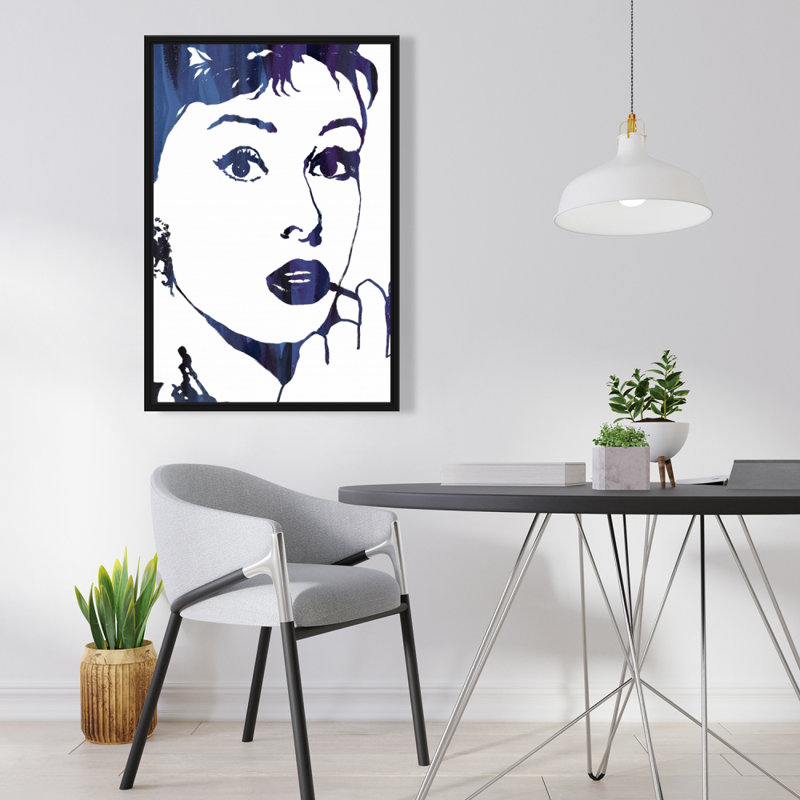 «Audrey Hepburn: Cigarillo» sur toile