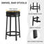 Swivel Counter Stool with Metal Frame-1427148008-1427148009