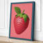 Strawberry Study Botanical - Wrapped Canvas-401648112-401648117