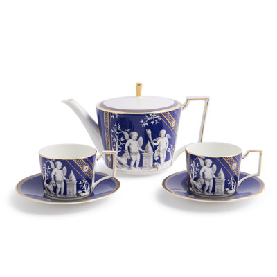 Renaissance China Teapot Set Teapot