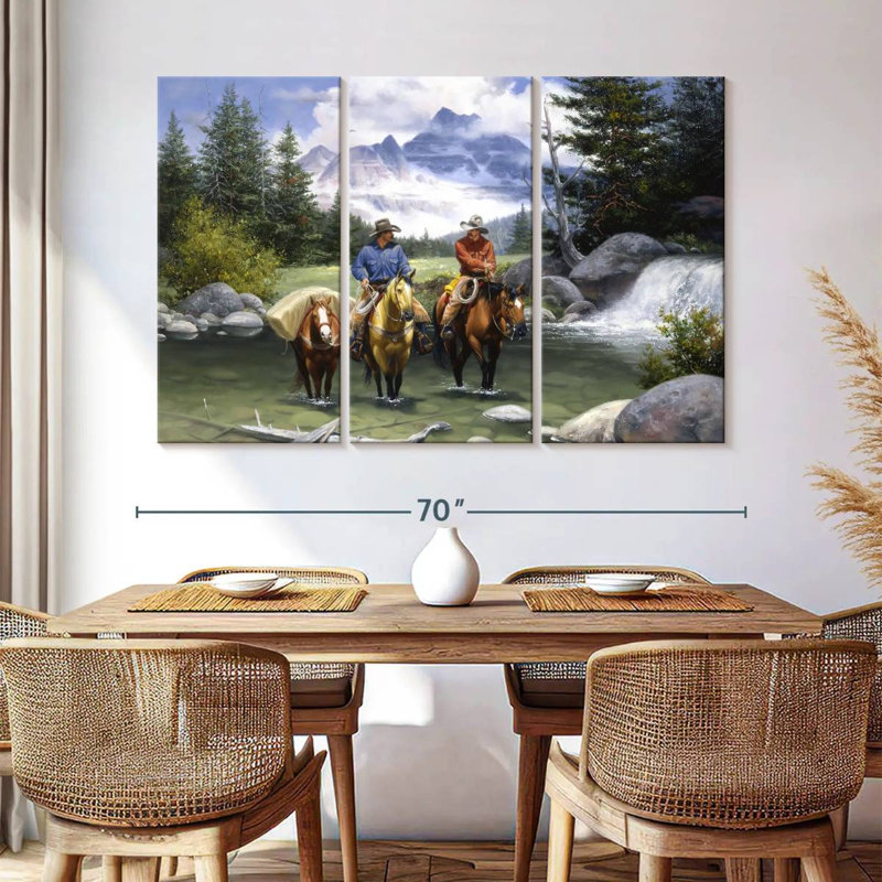 Lelar Clear Water Crossing, 42" H x 65" W