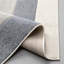 Tapis intérieur rayé à motif géométrique 8 pi x 11 pi (7 pi 10 po x 10 pi 6 po), bleu, bleu, art déco - salon, chambre à coucher, salle à manger et cuisine-591564927