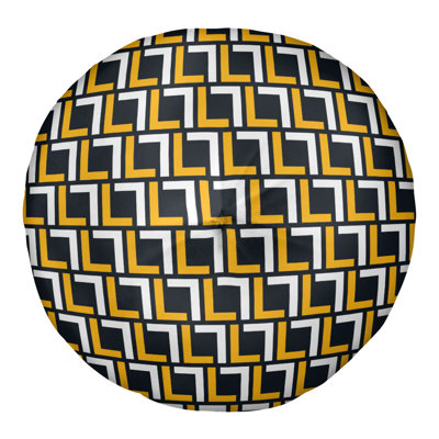 Geometric Reversible Throw Pillow