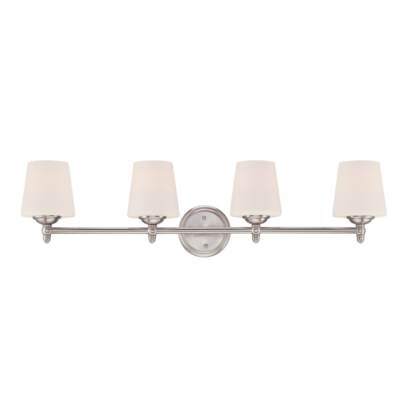 Aghaboy 4 - Light Dimmable Vanity Light, Brushed Nickel