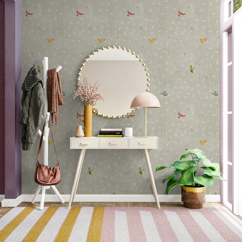 Paule Marrot Wallpaper Double Roll, Gray