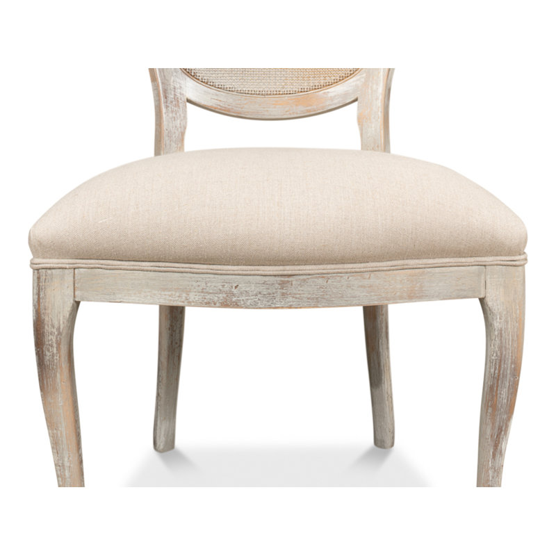 Banner Upholstered Dining Chair, Light Gray, Gray