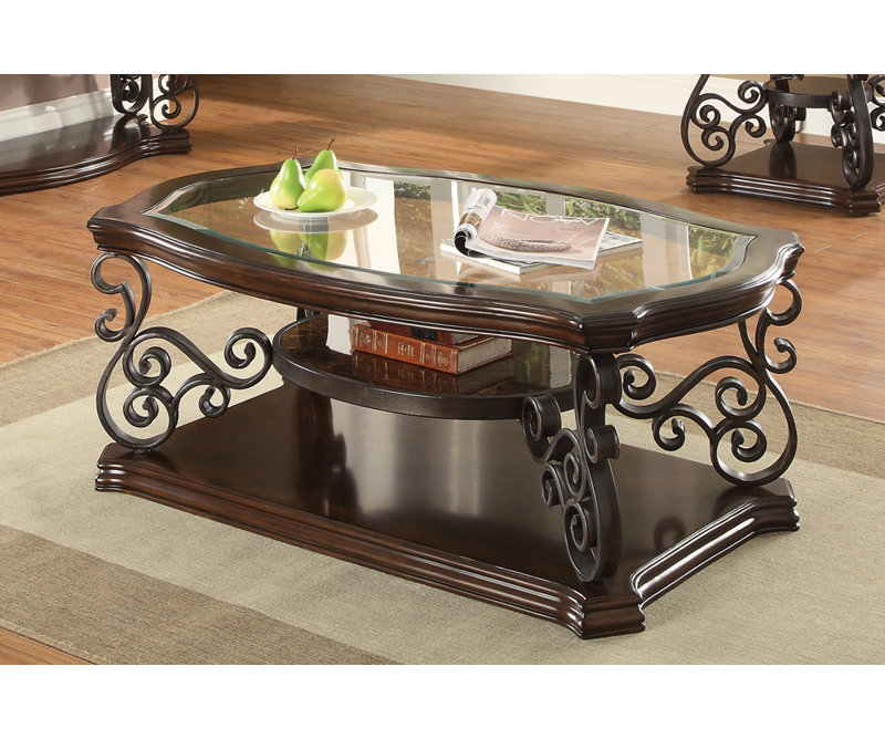 Table basse avec rangement Aarav