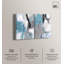Blue Breakthrough Set Canvas Print Blue Wall Art Set by Art Remedy, Black Frame, 10 x 15-287161089-287161098