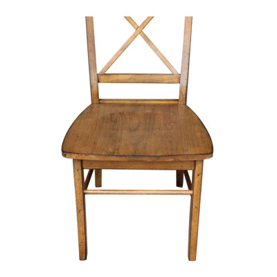 Bellmead Solid Wood Cross Back Side Chair