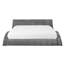 Cuellar Upholstered Velvet Sleigh Bed with Mattress