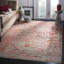 Rectangle Centennial Floral Hand-Knotted Cotton/Viscose Area Rug in Gray/Red-641275045