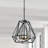 5 - Light Dimmable Lantern Geometric Chandelier