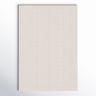 Charvik Solid Color Handmade Area Rug in Ivory