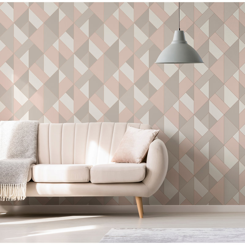 Rouleau de papier peint l 33 pi x l 20,5 po dolby, Rose