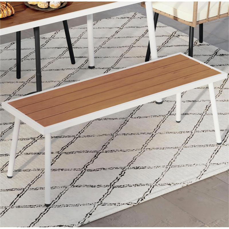 Jahred Iron Outdoor Bench