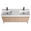 Meuble-lavabo double 60 po Ebord Designs Yordana Ebern Designs-190247032-190247037