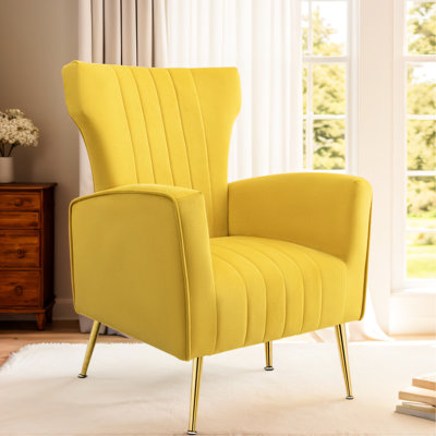Fauteuil à oreilles Velvet