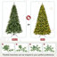 Arbre de Noël artificiel vert pré-éclairé-1396407570