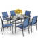 Argyri Rectangular 6 - Person 60" Long Dining Set