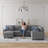 Flexible Combination Module Reversible Sectional Sofa-3881596