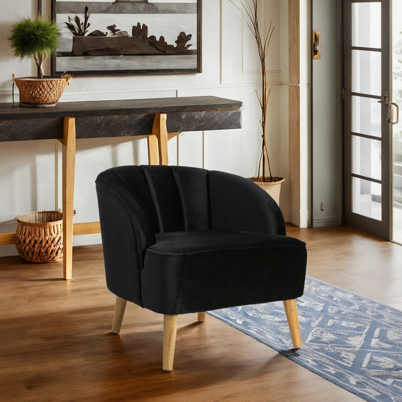 Fauteuil Aaraon, Velours mauve