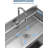39.4" Stainless Steel Utility Sink, Free Standing Single Bowl with Pull‑Out Faucet for Kitchen, Laundry, Outdoor