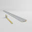 Rail de chaise à ressort Dylan H 4 po x P 1 1/8 po x L 94 1/2 po (répétition 6 3/8 po)