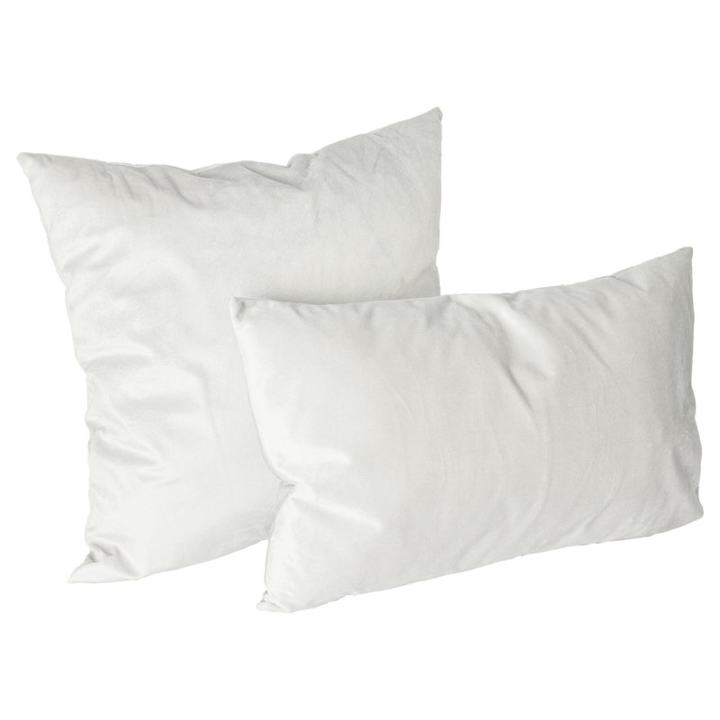 Square Scatter Cushion with Filling, Cream